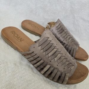 BED|STU Brown Fringe Sandals